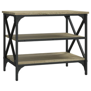 TV-Schrank Sonoma-Eiche 60x40x50 cm Holzwerkstoff mit Eisenrahmen