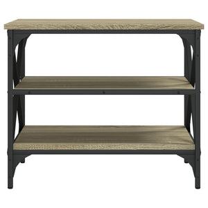 TV-Schrank Sonoma-Eiche 60x40x50 cm Holzwerkstoff mit Eisenrahmen