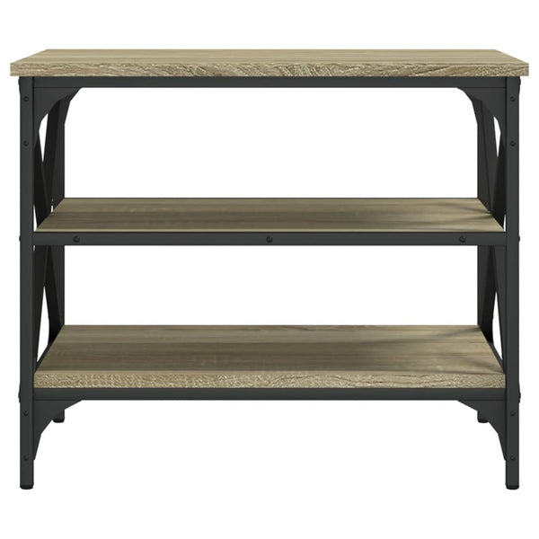 TV-Schrank Sonoma-Eiche 60x40x50 cm Holzwerkstoff mit Eisenrahmen