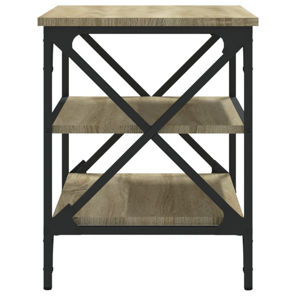 TV-Schrank Sonoma-Eiche 60x40x50 cm Holzwerkstoff mit Eisenrahmen