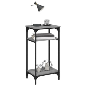 Grauer Beistelltisch Sonoma 40x30x75 cm