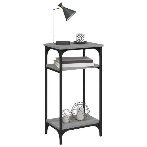 Grauer Beistelltisch Sonoma 40x30x75 cm