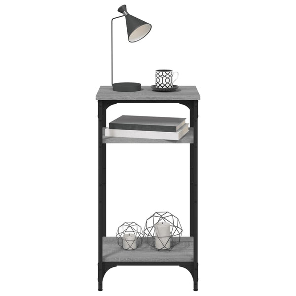 Grauer Beistelltisch Sonoma 40x30x75 cm