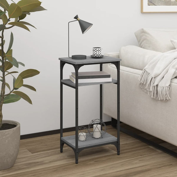 Grauer Beistelltisch Sonoma 40x30x75 cm