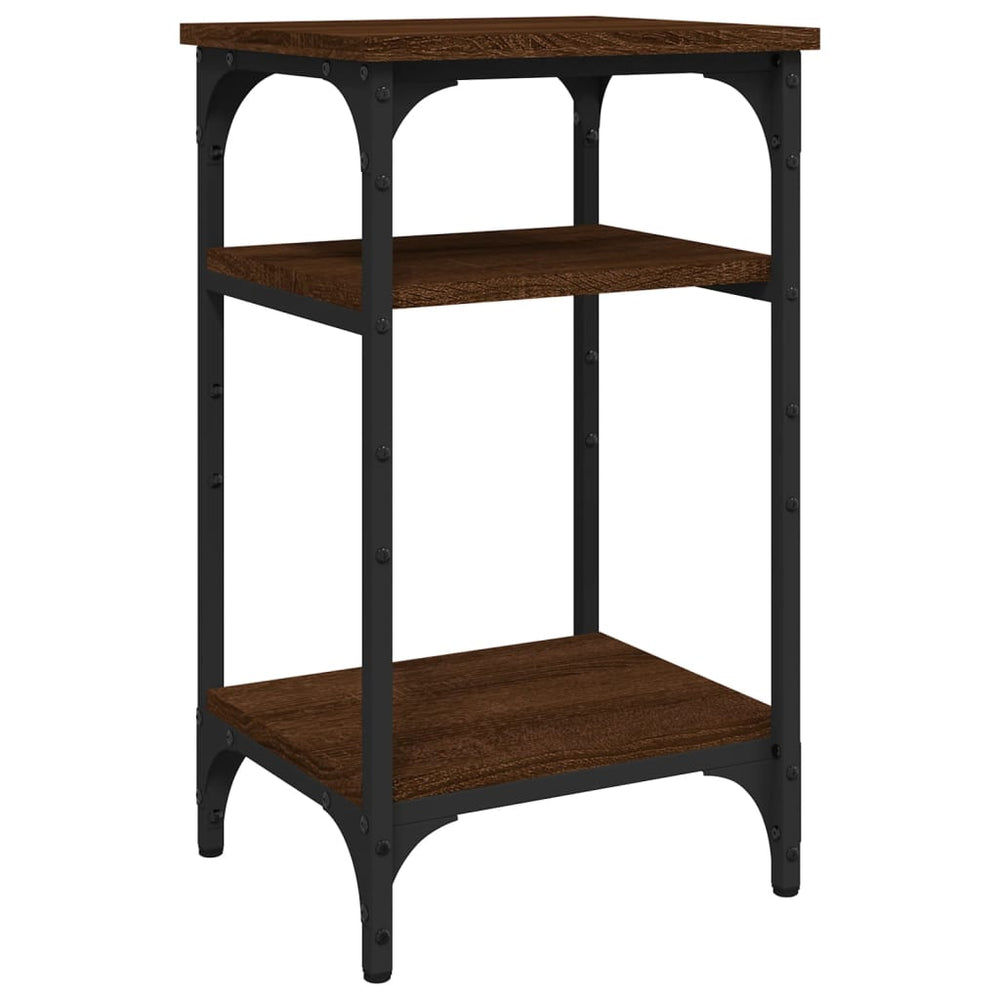 Beistelltisch Braun Eichenoptik 35x30x60 cm