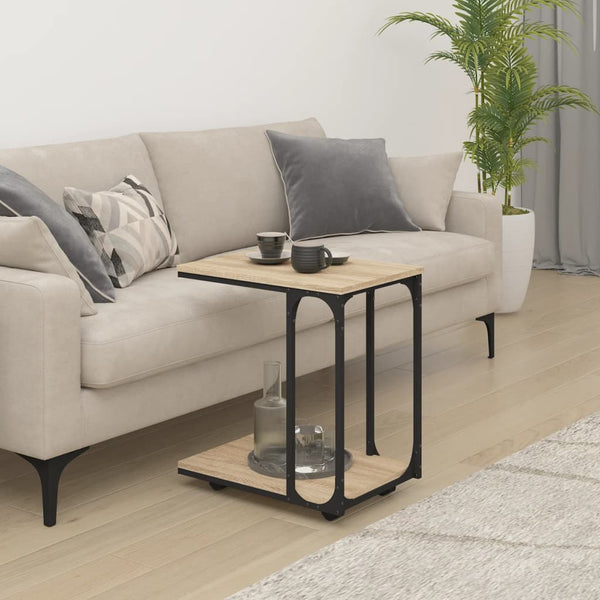 Beistelltisch Sonoma mit Rollen, 50x35 cm