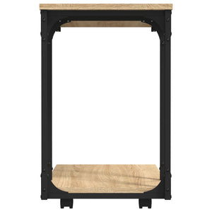 Beistelltisch Sonoma mit Rollen, 50x35 cm
