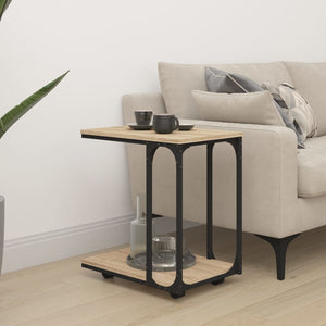 Beistelltisch Sonoma mit Rollen, 50x35 cm