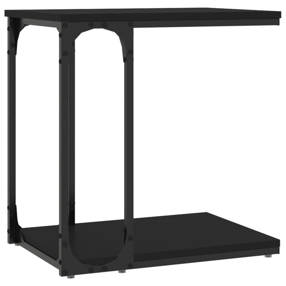 Schwarzer Beistelltisch 50x35x52 cm