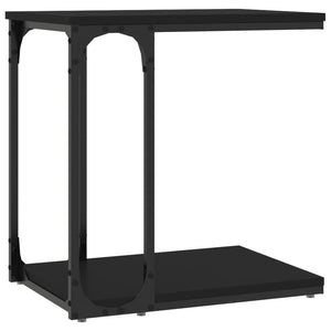 Schwarzer Beistelltisch 50x35x52 cm