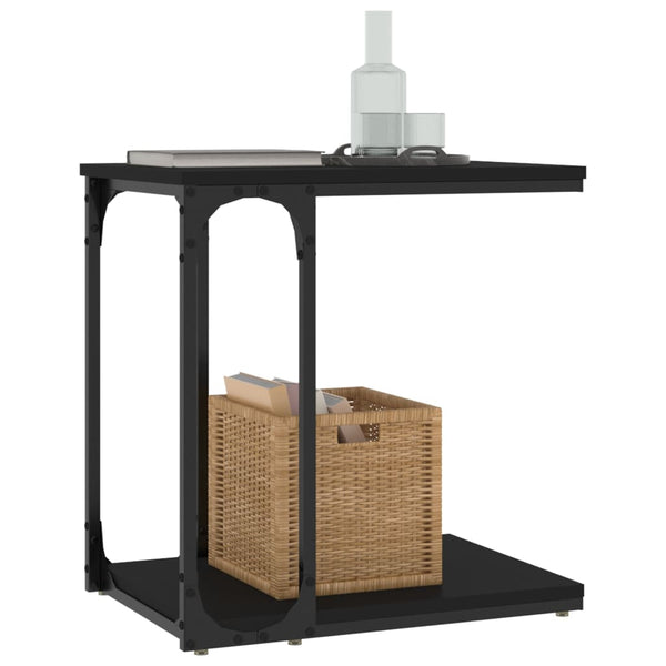 Schwarzer Beistelltisch 50x35x52 cm