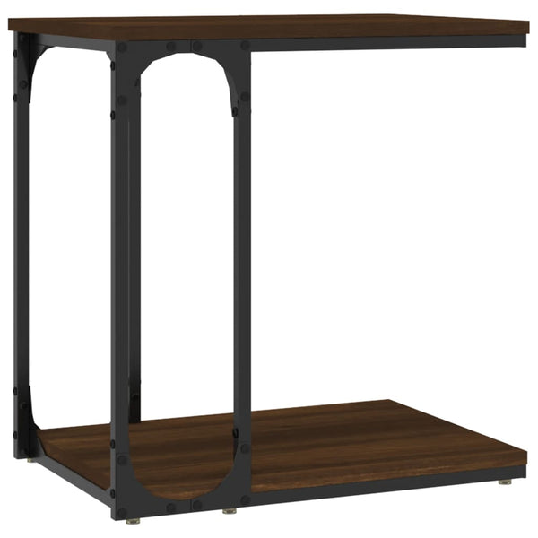 Beistelltisch Braun Eichenoptik 50x35x52 cm