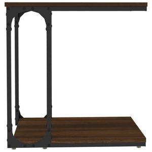 Beistelltisch Braun Eichenoptik 50x35x52 cm