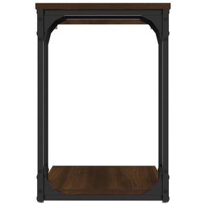 Beistelltisch Braun Eichenoptik 50x35x52 cm