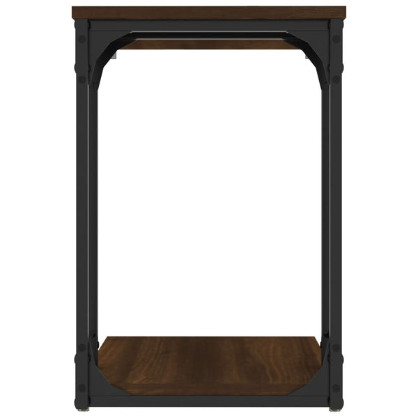 Beistelltisch Braun Eichenoptik 50x35x52 cm