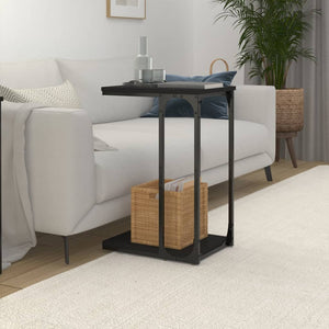 Schwarzer Beistelltisch 40x30x60 cm
