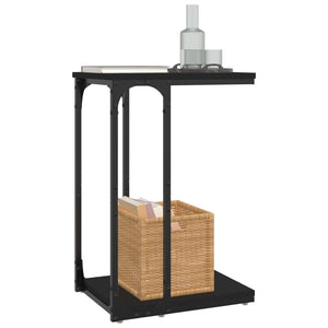 Schwarzer Beistelltisch 40x30x60 cm