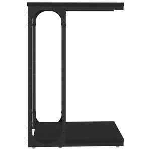 Schwarzer Beistelltisch 40x30x60 cm