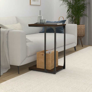Beistelltisch Braun Eichenoptik 40x60 cm