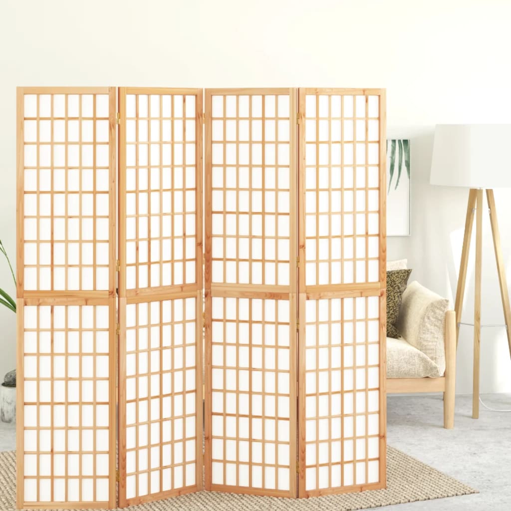 Japanischer Paravent, 4-teilig, 160x170 cm