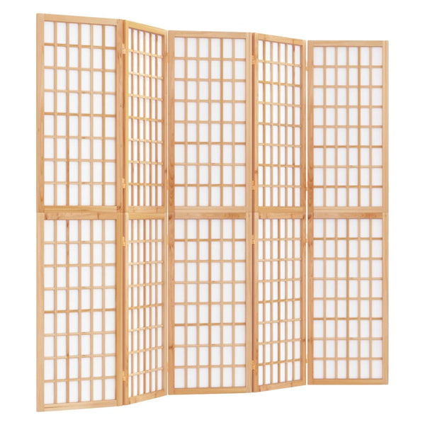 Japanischer Paravent 5-teilig, 200x170 cm