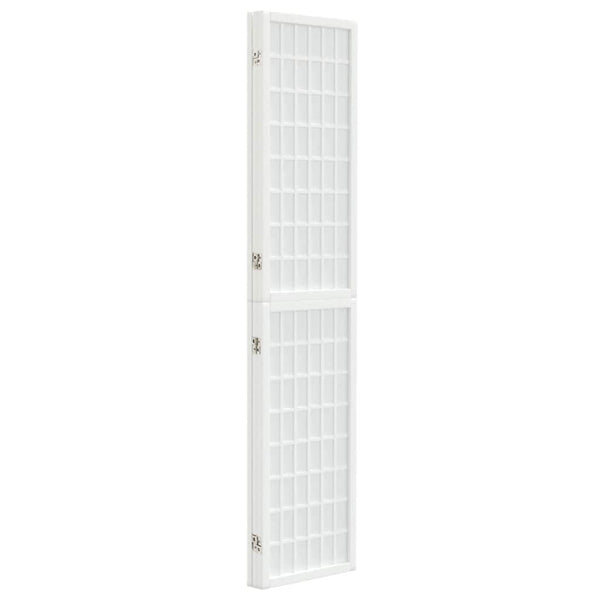 Japanischer Paravent, 3-teilig, 120x170 cm, Weiß