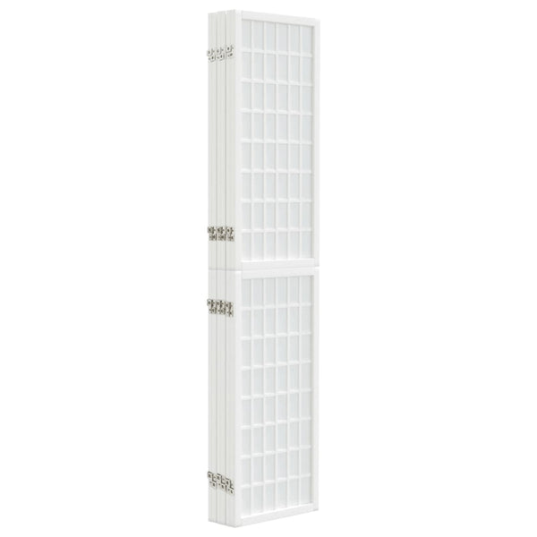 Japanischer Paravent, 6-teilig, 240x170 cm, Weiß