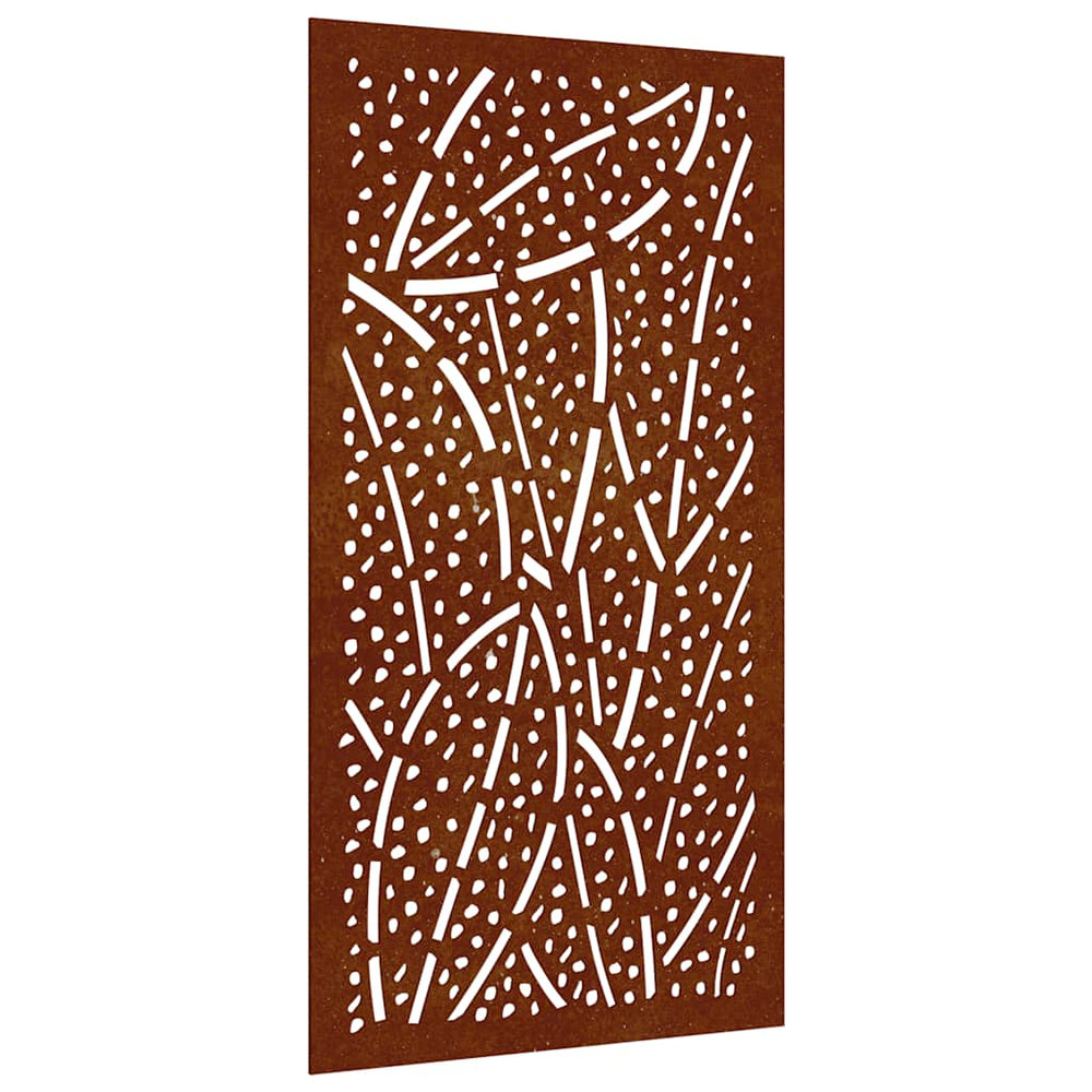 Cortenstahl Garten Wanddeko Blatt 105x55cm