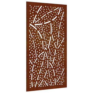 Cortenstahl Garten Wanddeko Blatt 105x55cm