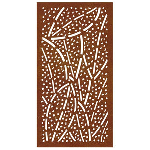 Cortenstahl Garten Wanddeko Blatt 105x55cm