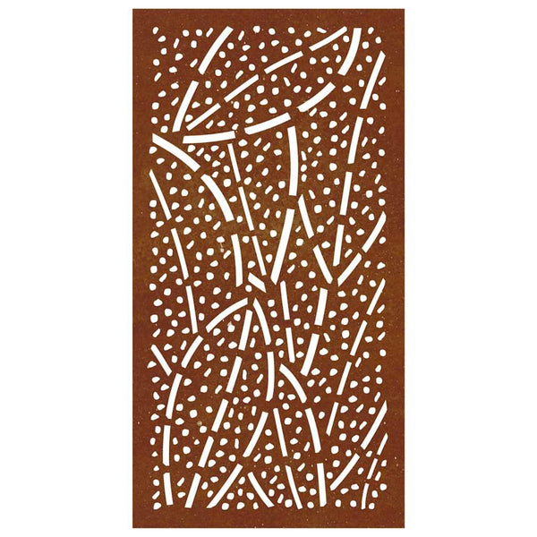 Cortenstahl Garten Wanddeko Blatt 105x55cm