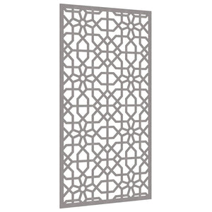 Garten Wanddeko Cortenstahl Maurisches Design 105x55cm