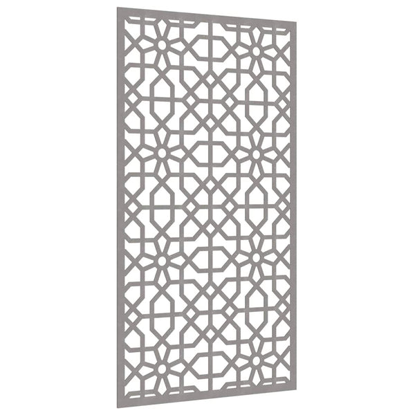 Garten Wanddeko Cortenstahl Maurisches Design 105x55cm