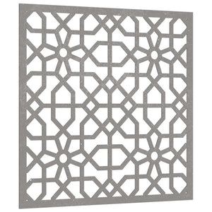 Garten Wanddeko Cortenstahl Maurisches Design 55x55cm