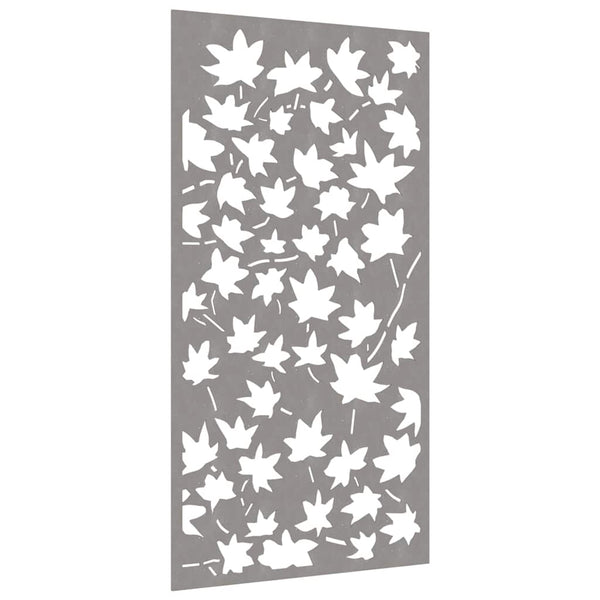Garten Wanddeko Cortenstahl Ahornblatt 105x55cm