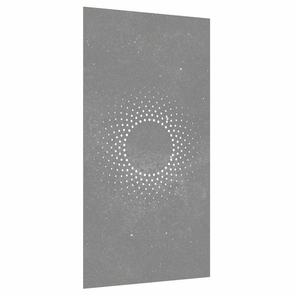 Garten Wanddeko Cortenstahl Sonne 105x55cm