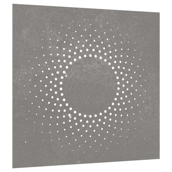 Garten Wanddeko Cortenstahl Sonne 55x55cm
