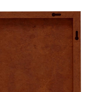 vidaXL Décoration murale de jardin 3 pcs 105x55 cm Acier Corten Design soleil