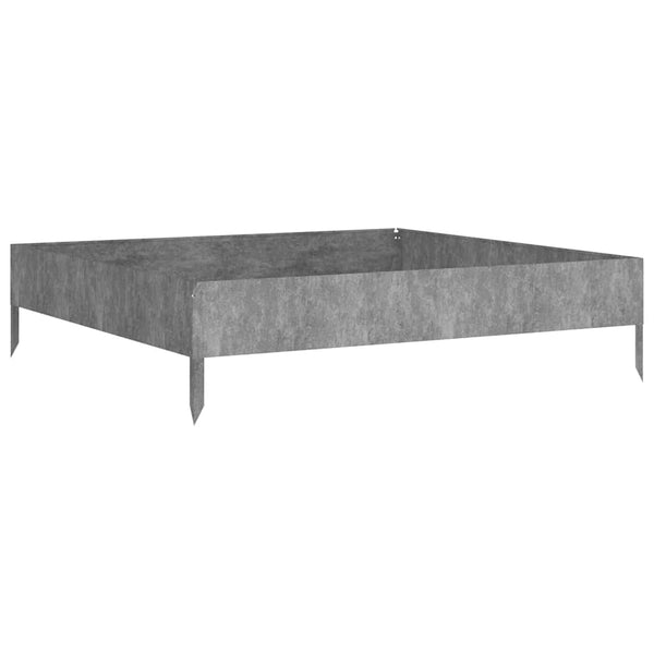 Cortenstahl Hochbeet 100x100x26 cm