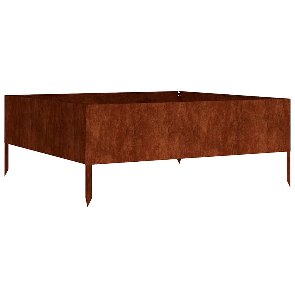 Hochbeet Cortenstahl 100x100x41 cm