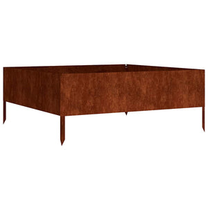 Hochbeet Cortenstahl 100x100x41 cm