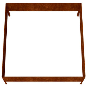 Hochbeet Cortenstahl 100x100x41 cm