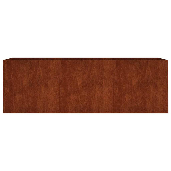 Cortenstahl Hochbeet 120x40x40 cm