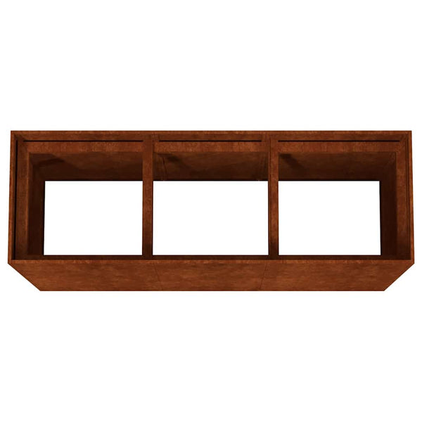 Hochbeet Cortenstahl 120x40x80 cm