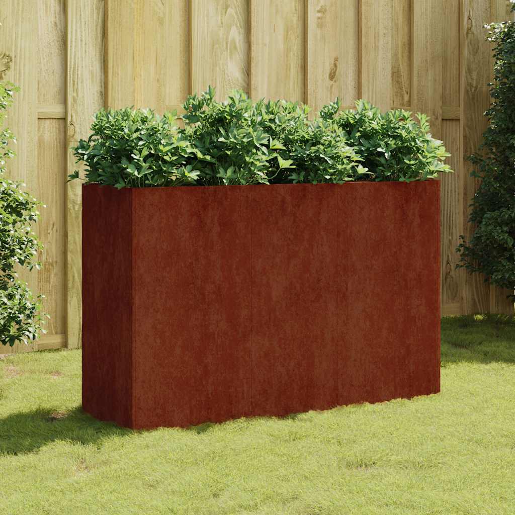 Hochbeet Cortenstahl 120x40x80 cm