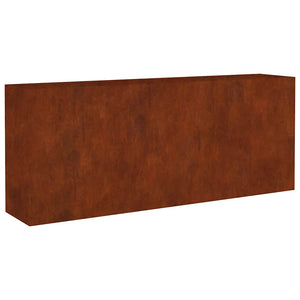 Cortenstahl Hochbeet 200x40x80 cm