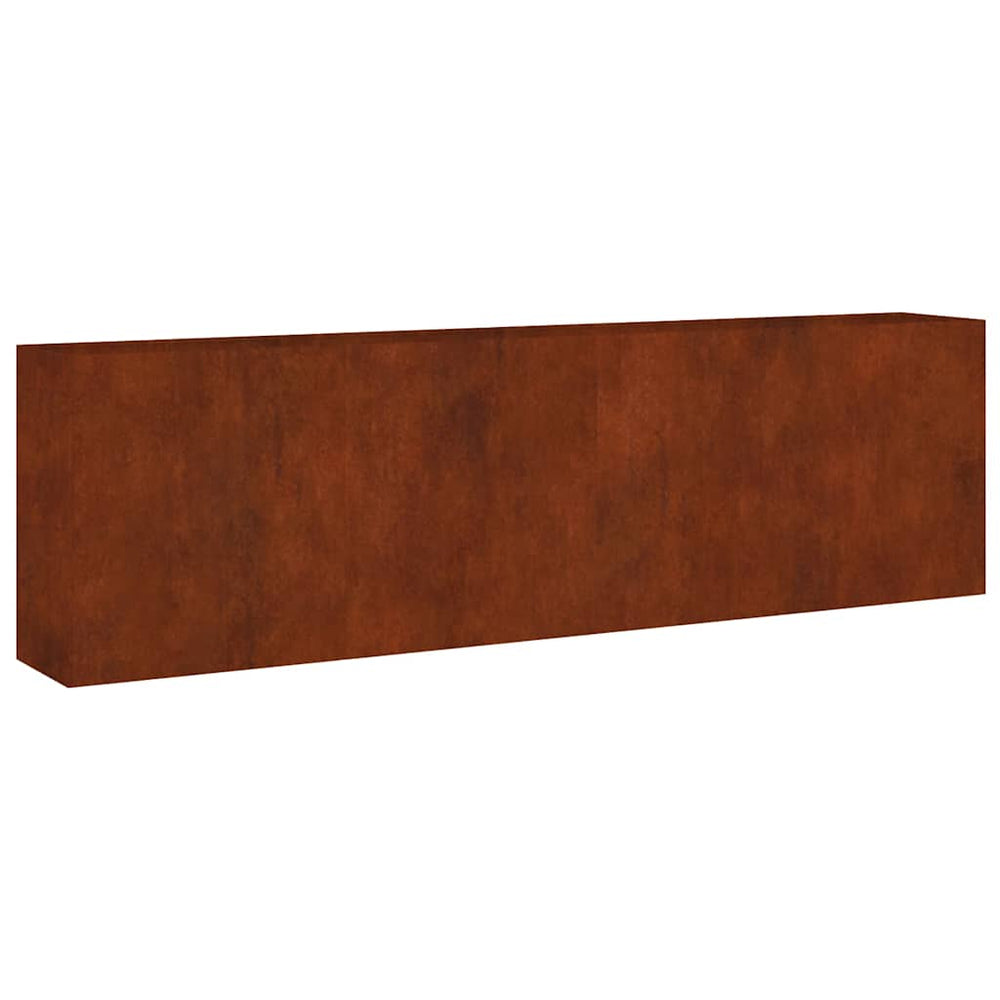 Cortenstahl Hochbeet 280x40x80 cm