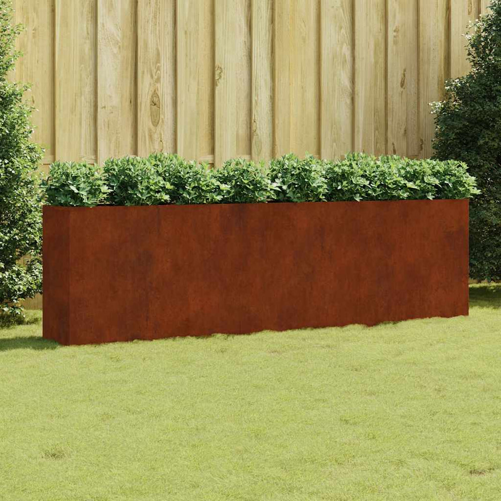 Cortenstahl Hochbeet 280x40x80 cm