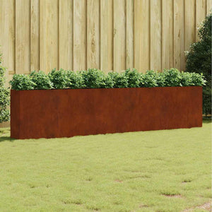 Cortenstahl Hochbeet 360x40x80 cm