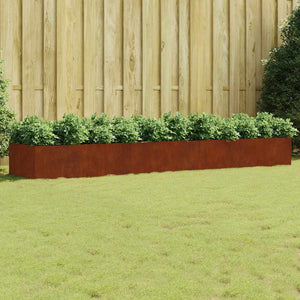 Hochbeet Cortenstahl 360x80x40 cm